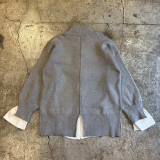 画像2: 【Wiz&Witch】"UNITED" LAYERED ZIP UP KNIT / OS (2)