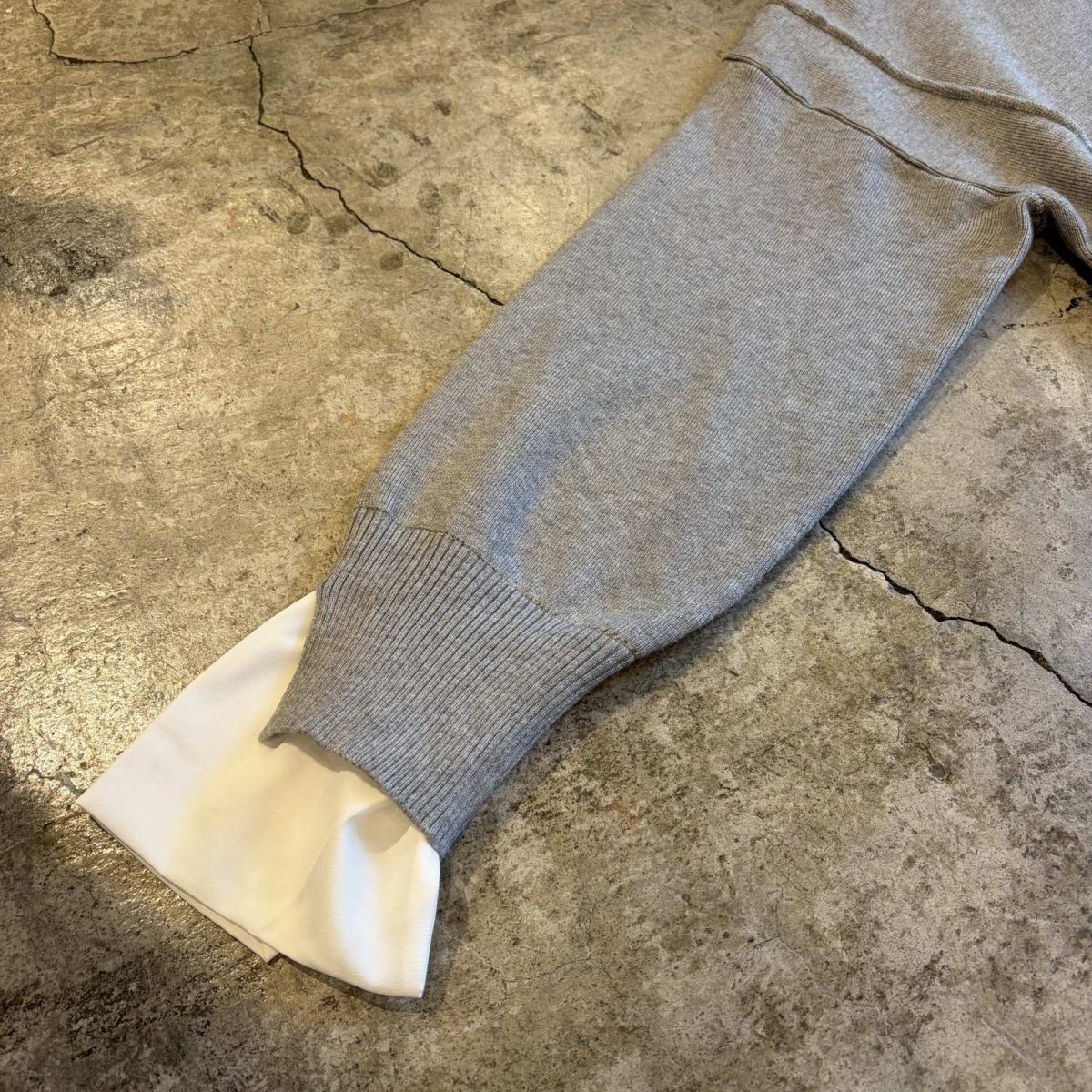 画像6: 【Wiz&Witch】"UNITED" LAYERED ZIP UP KNIT / OS (6)