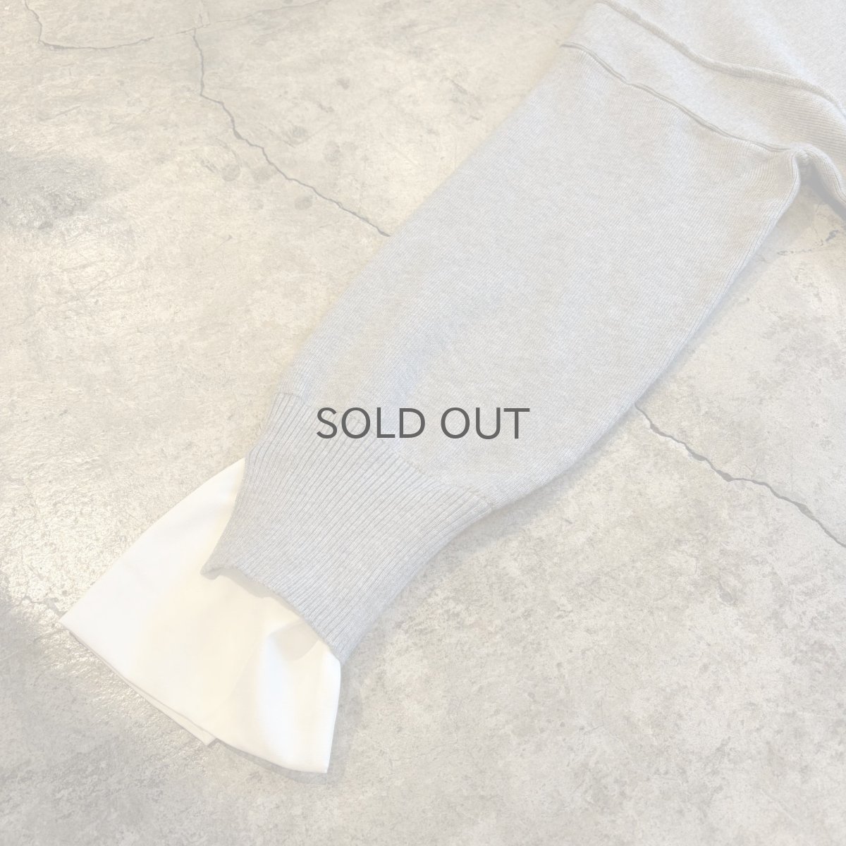 画像6: 【Wiz&Witch】"UNITED" LAYERED ZIP UP KNIT / OS (6)