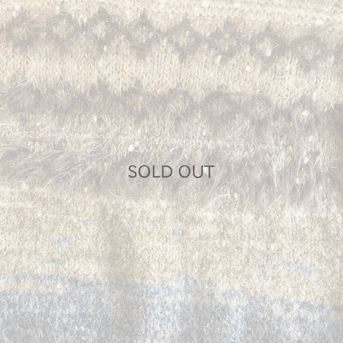 画像12: 4 COLOR BUTTON GLITTER MIX MULTI BORDER DESIGN KNIT SWEATER / Ladies M (12)