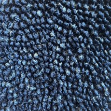 画像10: NAVY COLOR POPCORN DESIGN VERVET L/S TOPS / Ladies S~M (10)