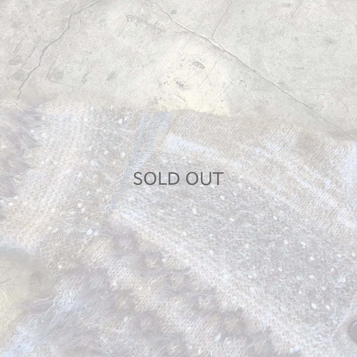 画像11: 4 COLOR BUTTON GLITTER MIX MULTI BORDER DESIGN KNIT SWEATER / Ladies M (11)