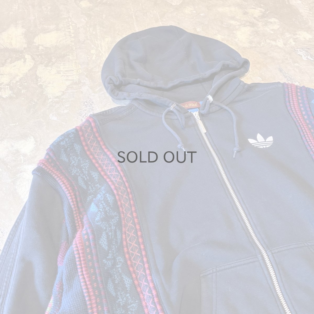 画像3: 【Wiz&Witch】"UNITED" SPORTY TWO FACE ZIP UP SWEAT / OS (3)