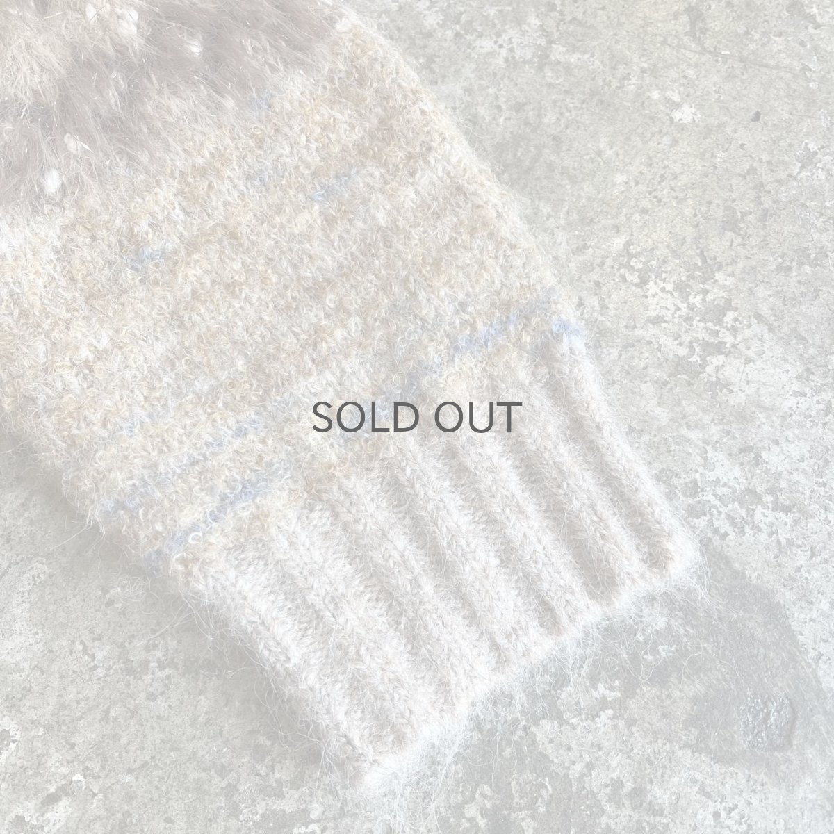 画像6: 4 COLOR BUTTON GLITTER MIX MULTI BORDER DESIGN KNIT SWEATER / Ladies M (6)