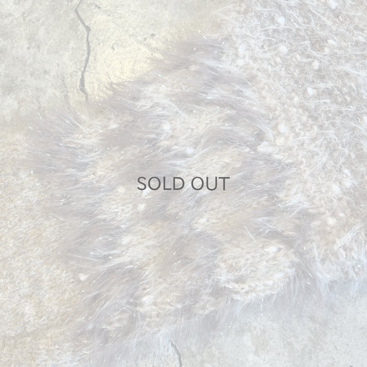 画像8: 4 COLOR BUTTON GLITTER MIX MULTI BORDER DESIGN KNIT SWEATER / Ladies M (8)