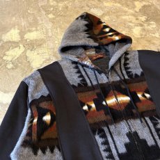 画像3: 【Wiz&Witch】"UNITED" TWO FACE NATIVE ZIP UP PARKA / OS (3)