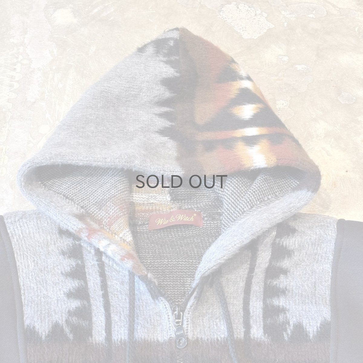 画像10: 【Wiz&Witch】"UNITED" TWO FACE NATIVE ZIP UP PARKA / OS (10)