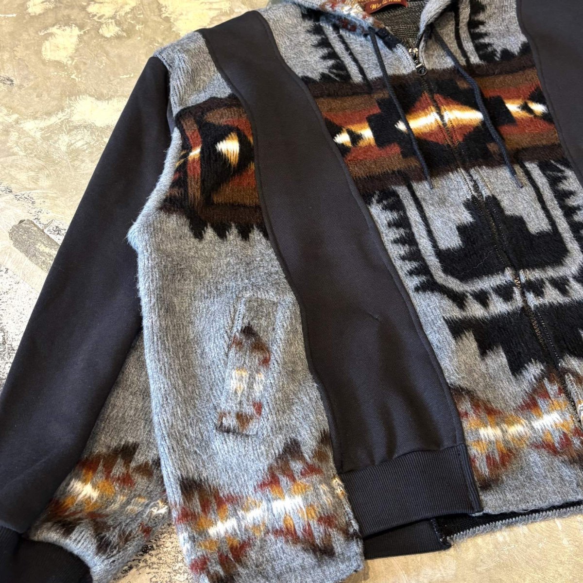 画像5: 【Wiz&Witch】"UNITED" TWO FACE NATIVE ZIP UP PARKA / OS (5)