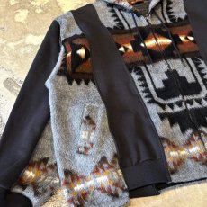 画像5: 【Wiz&Witch】"UNITED" TWO FACE NATIVE ZIP UP PARKA / OS (5)