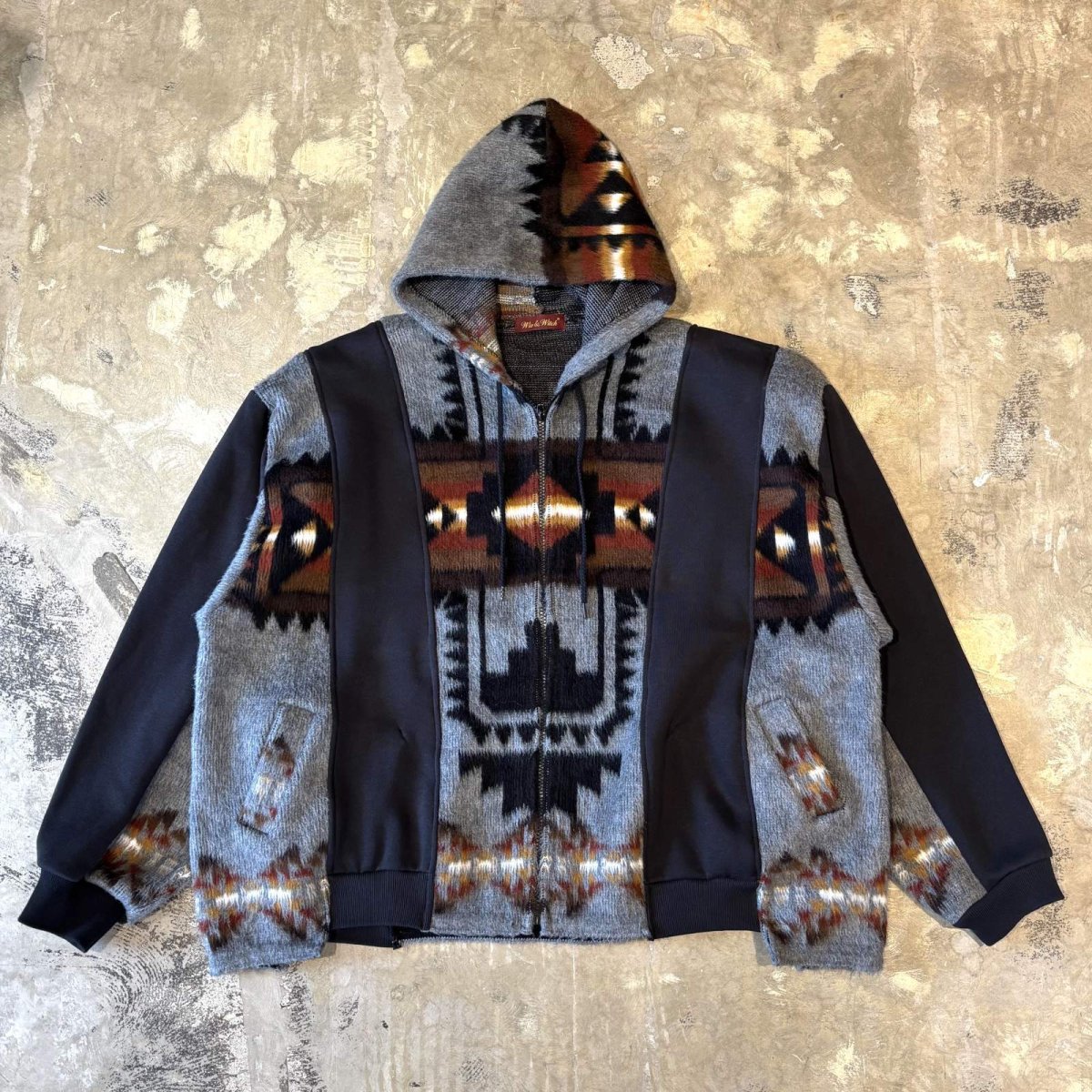 画像1: 【Wiz&Witch】"UNITED" TWO FACE NATIVE ZIP UP PARKA / OS (1)