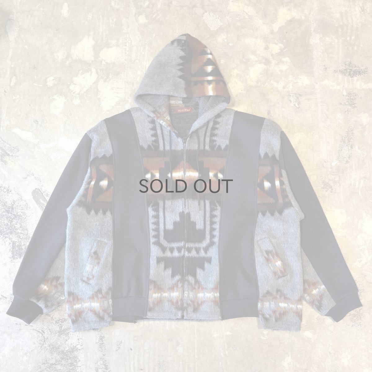 画像1: 【Wiz&Witch】"UNITED" TWO FACE NATIVE ZIP UP PARKA / OS (1)