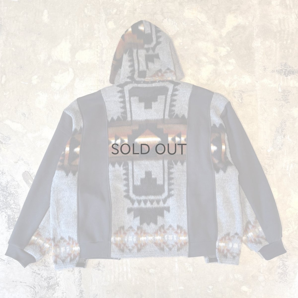 画像2: 【Wiz&Witch】"UNITED" TWO FACE NATIVE ZIP UP PARKA / OS (2)