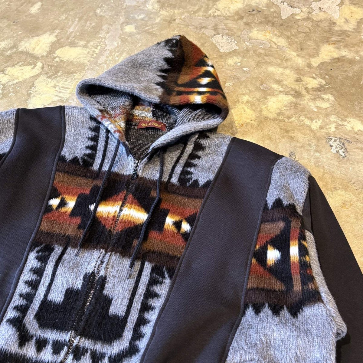 画像4: 【Wiz&Witch】"UNITED" TWO FACE NATIVE ZIP UP PARKA / OS (4)