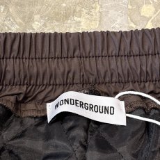 画像10: 【WONDERGROUND】QUILTING LINER WIDE NYLON PANTS / BROWN / OS (10)