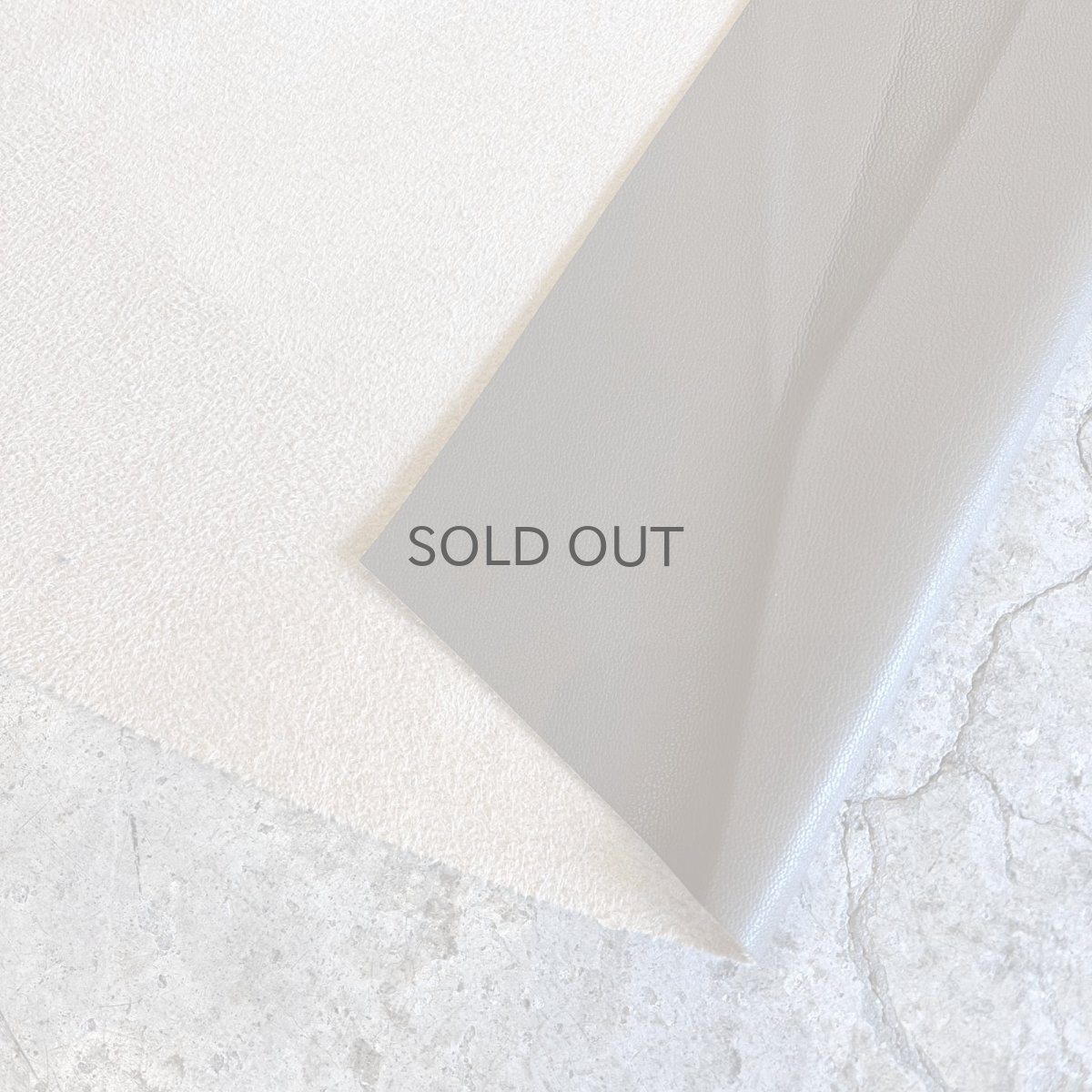 画像5: 3 COLOR DOCKING DESIGN FAUX LEATHER LONG SKIRT / W24~W30 (5)