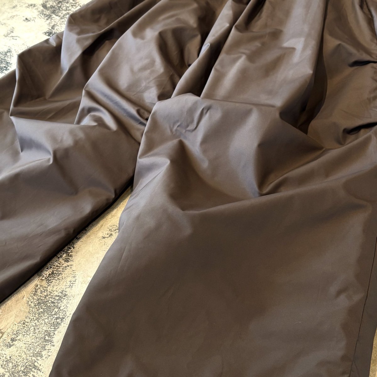 画像6: 【WONDERGROUND】QUILTING LINER WIDE NYLON PANTS / BROWN / OS (6)