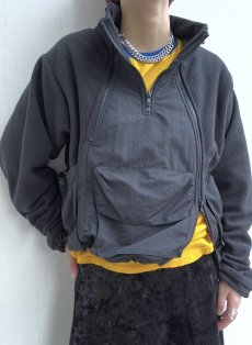 画像17: 【WONDERGROUND】3 ZIP FLEECE JACKET  / BLACK / OS (17)