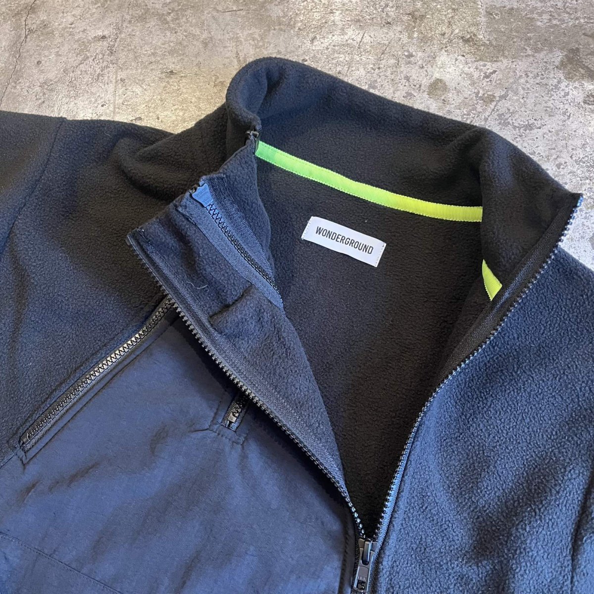 画像14: 【WONDERGROUND】3 ZIP FLEECE JACKET  / BLACK / OS (14)