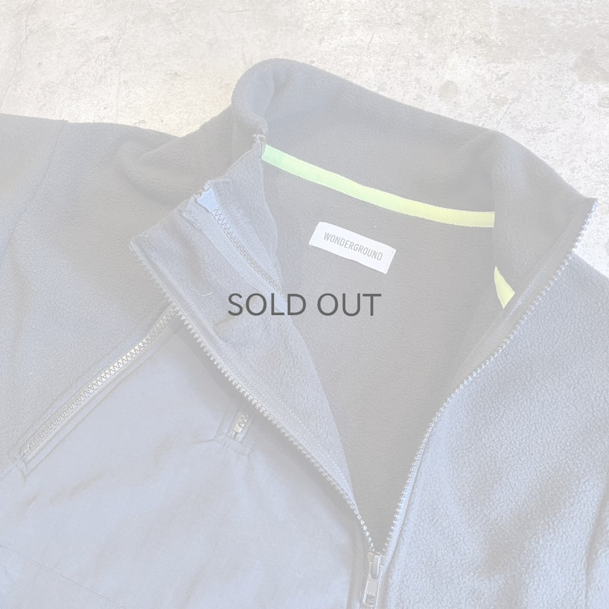 画像14: 【WONDERGROUND】3 ZIP FLEECE JACKET  / BLACK / OS (14)
