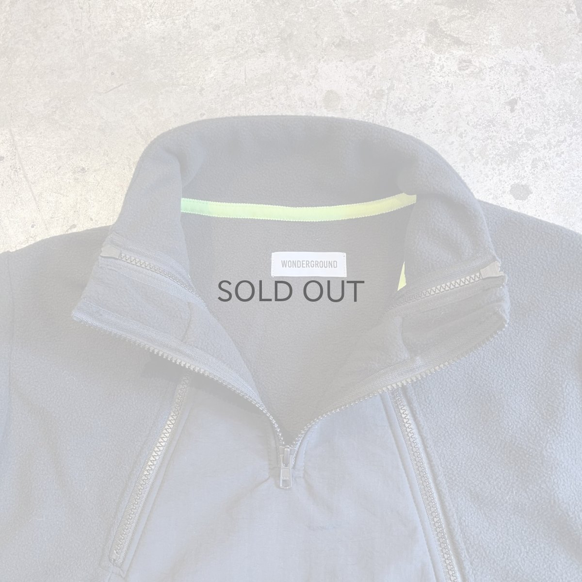 画像12: 【WONDERGROUND】3 ZIP FLEECE JACKET  / BLACK / OS (12)