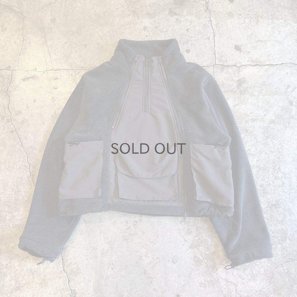 画像1: 【WONDERGROUND】3 ZIP FLEECE JACKET  / GREY / OS (1)