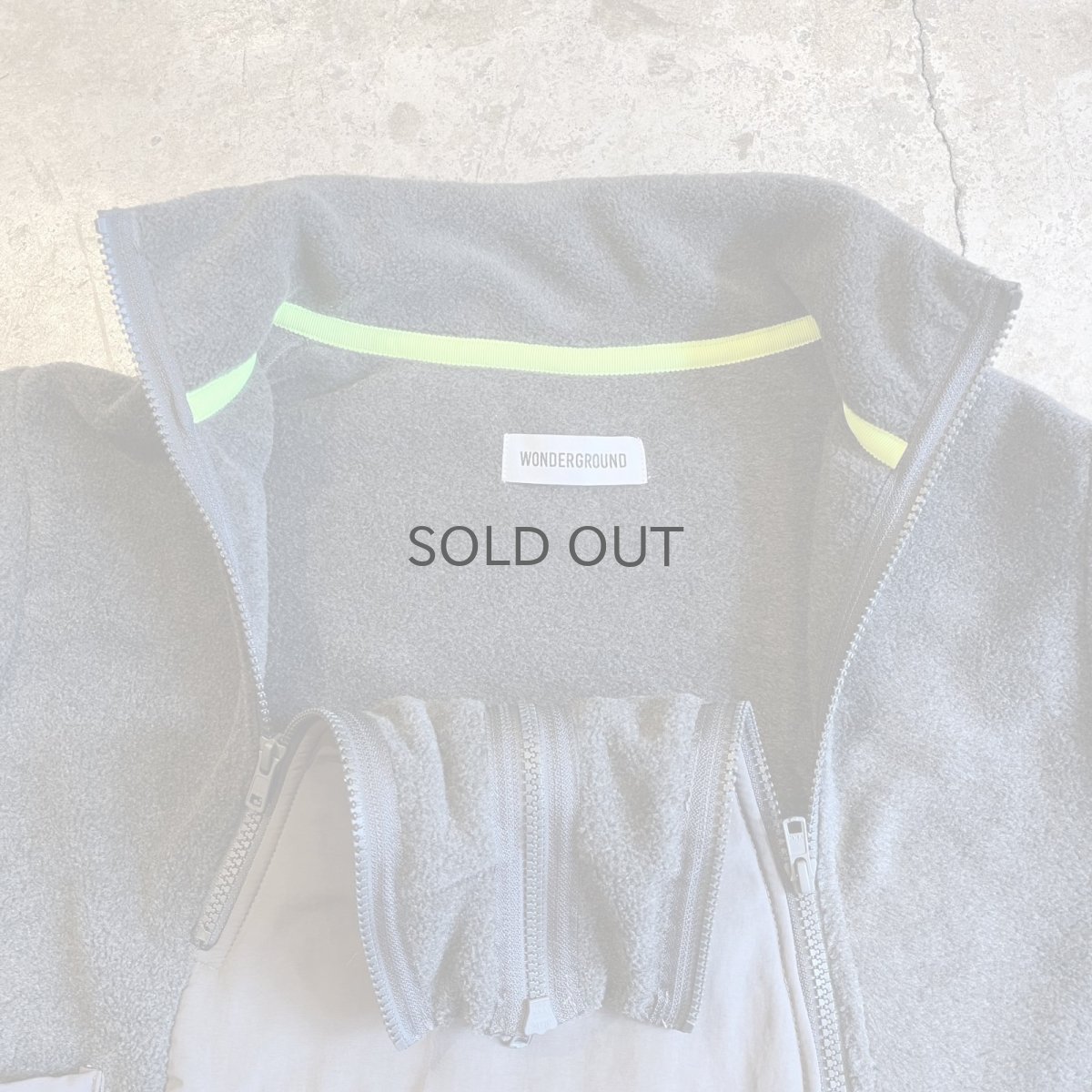 画像13: 【WONDERGROUND】3 ZIP FLEECE JACKET  / GREY / OS (13)
