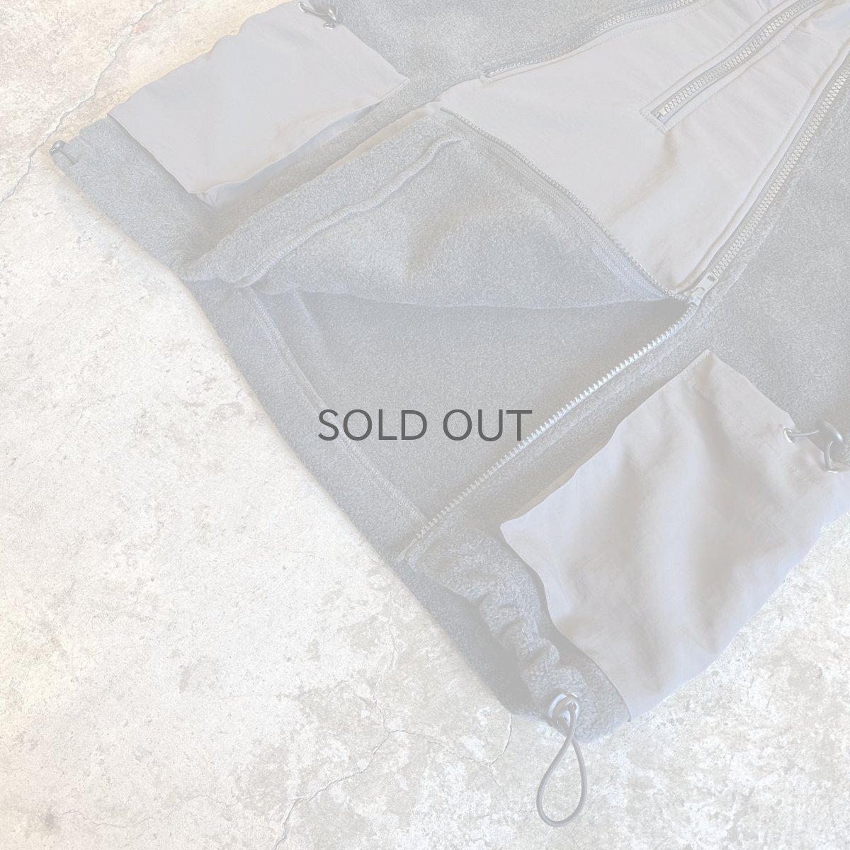 画像8: 【WONDERGROUND】3 ZIP FLEECE JACKET  / GREY / OS (8)