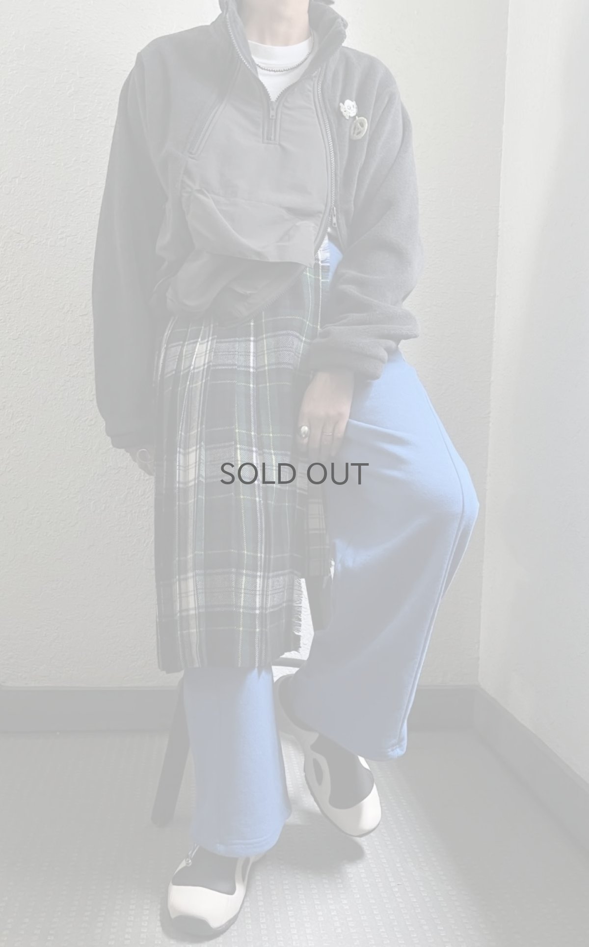 画像16: 【WONDERGROUND】3 ZIP FLEECE JACKET  / GREY / OS (16)