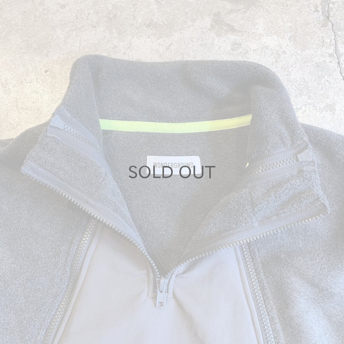 画像12: 【WONDERGROUND】3 ZIP FLEECE JACKET  / GREY / OS (12)