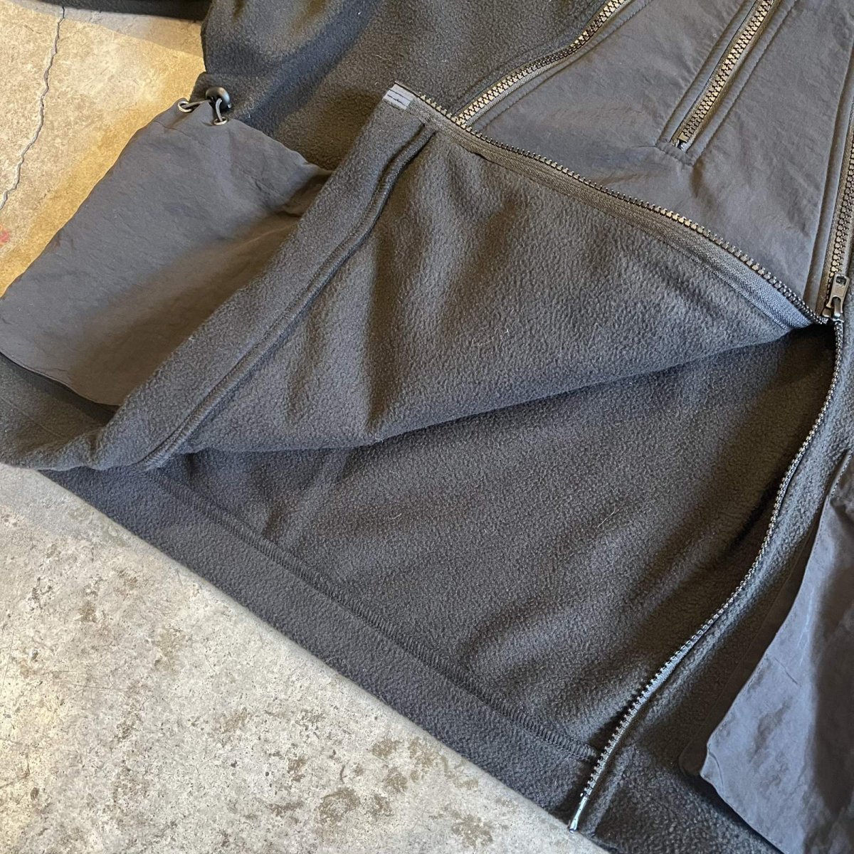 画像8: 【WONDERGROUND】3 ZIP FLEECE JACKET  / BLACK / OS (8)