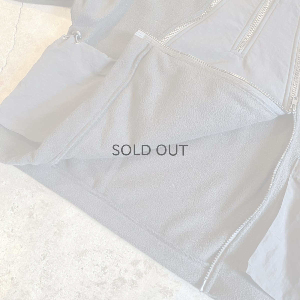 画像8: 【WONDERGROUND】3 ZIP FLEECE JACKET  / BLACK / OS (8)