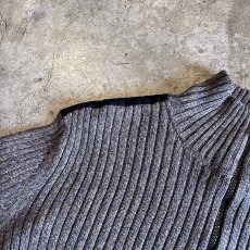 画像11: 【Calvin Klein】MIX COLOR MARBLING PATTERN HALF ZIP RIB COTTON KNIT L/S TOPS  / Ladies M(S) (11)