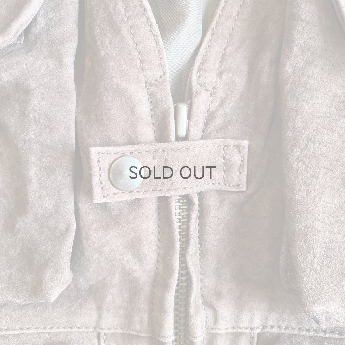 画像9: 14 POCKET DESIGN REAL SUEDE LEATHER VEST / Ladies M (9)