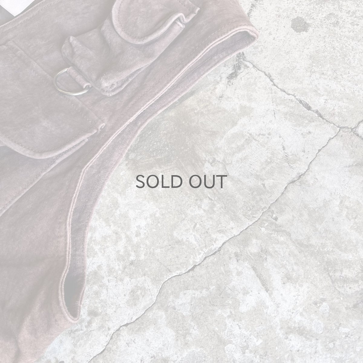 画像6: 14 POCKET DESIGN REAL SUEDE LEATHER VEST / Ladies M (6)