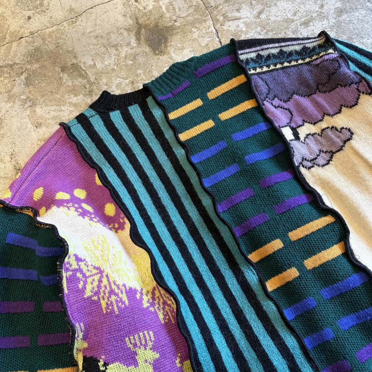 画像9: 【Wiz&Witch】"UNITED" DECORATIVE KNIT / OS (9)