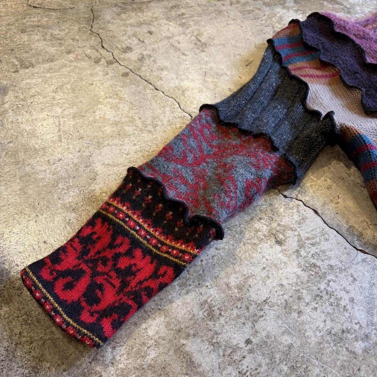 画像4: 【Wiz&Witch】"OUT STITCH" DECO KNIT / OS (4)