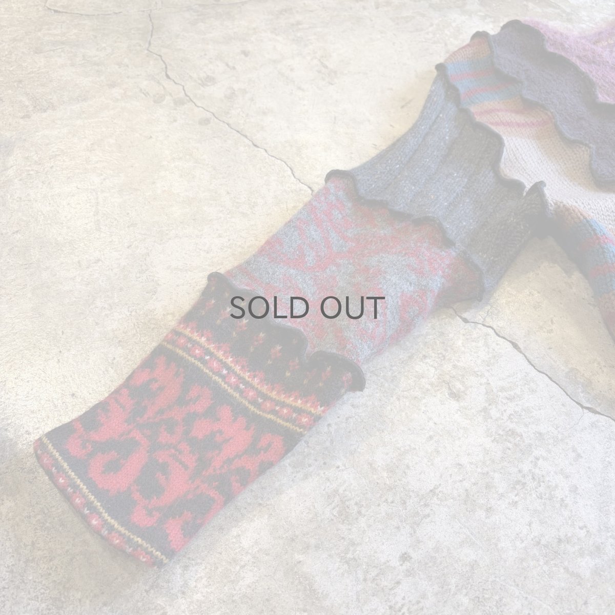 画像4: 【Wiz&Witch】"OUT STITCH" DECO KNIT / OS (4)