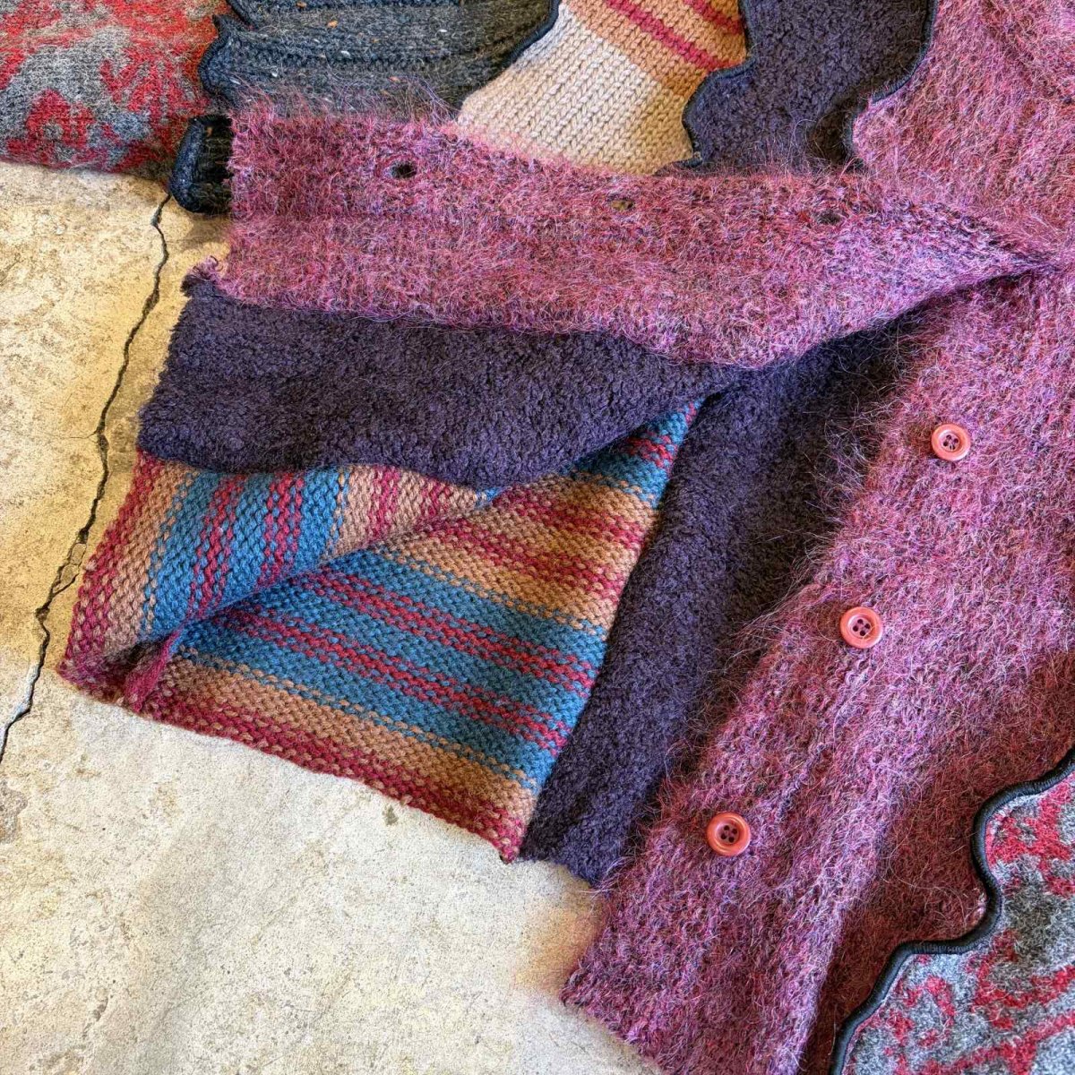 画像8: 【Wiz&Witch】"OUT STITCH" DECO KNIT / OS (8)