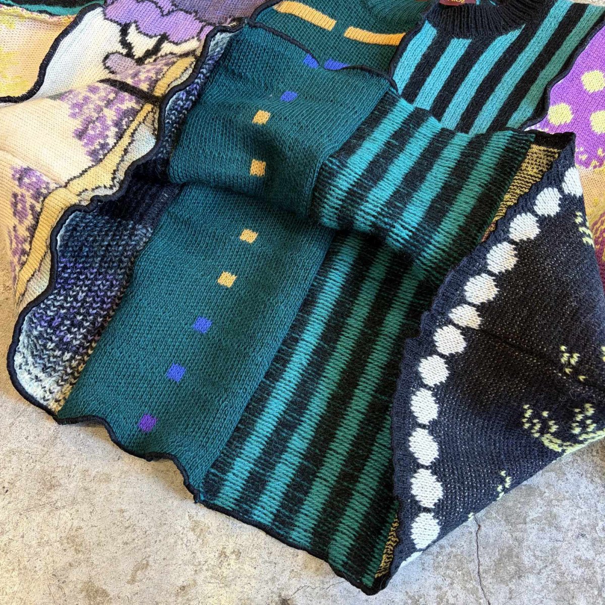 画像8: 【Wiz&Witch】"UNITED" DECORATIVE KNIT / OS (8)