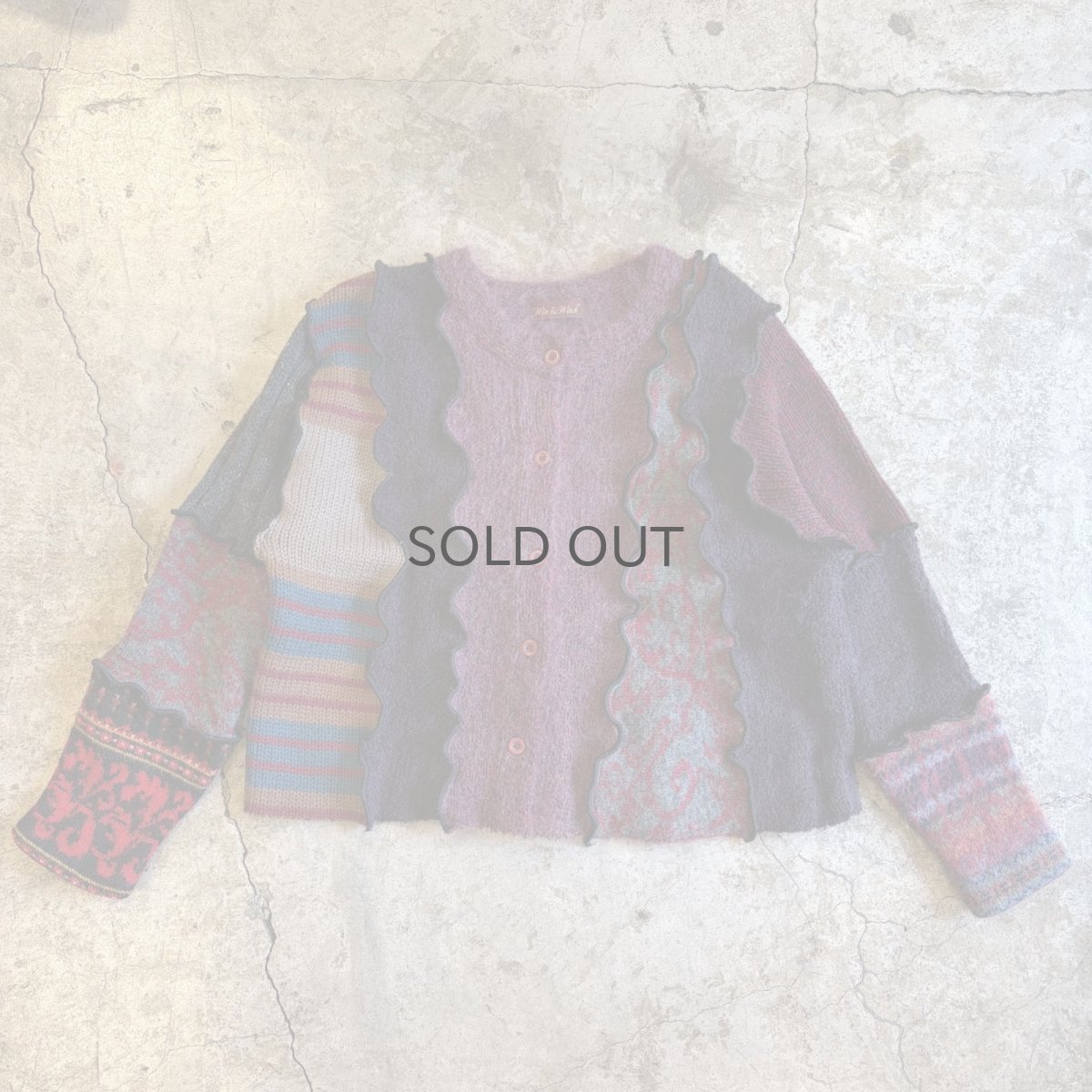 画像1: 【Wiz&Witch】"OUT STITCH" DECO KNIT / OS (1)