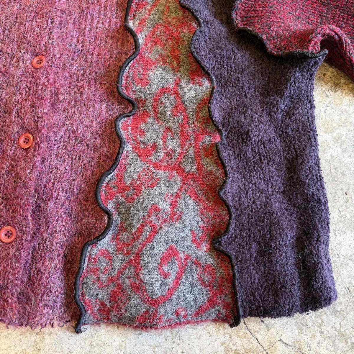 画像6: 【Wiz&Witch】"OUT STITCH" DECO KNIT / OS (6)