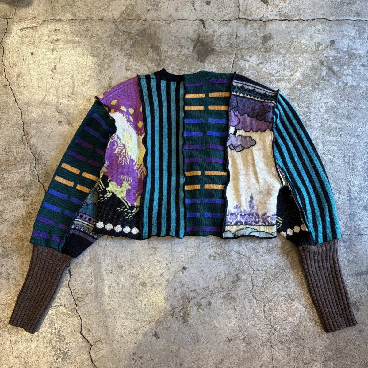 画像2: 【Wiz&Witch】"UNITED" DECORATIVE KNIT / OS (2)