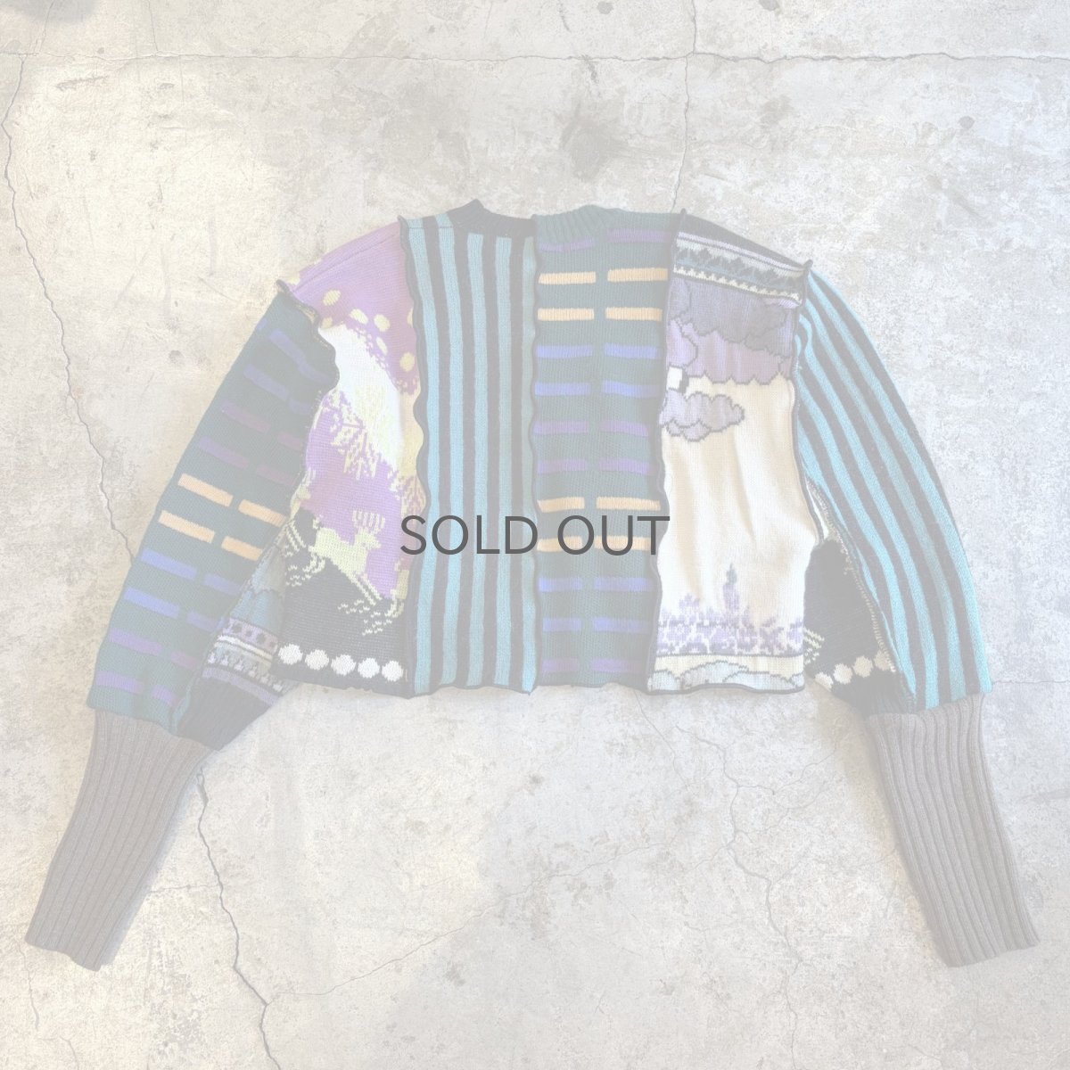 画像2: 【Wiz&Witch】"UNITED" DECORATIVE KNIT / OS (2)