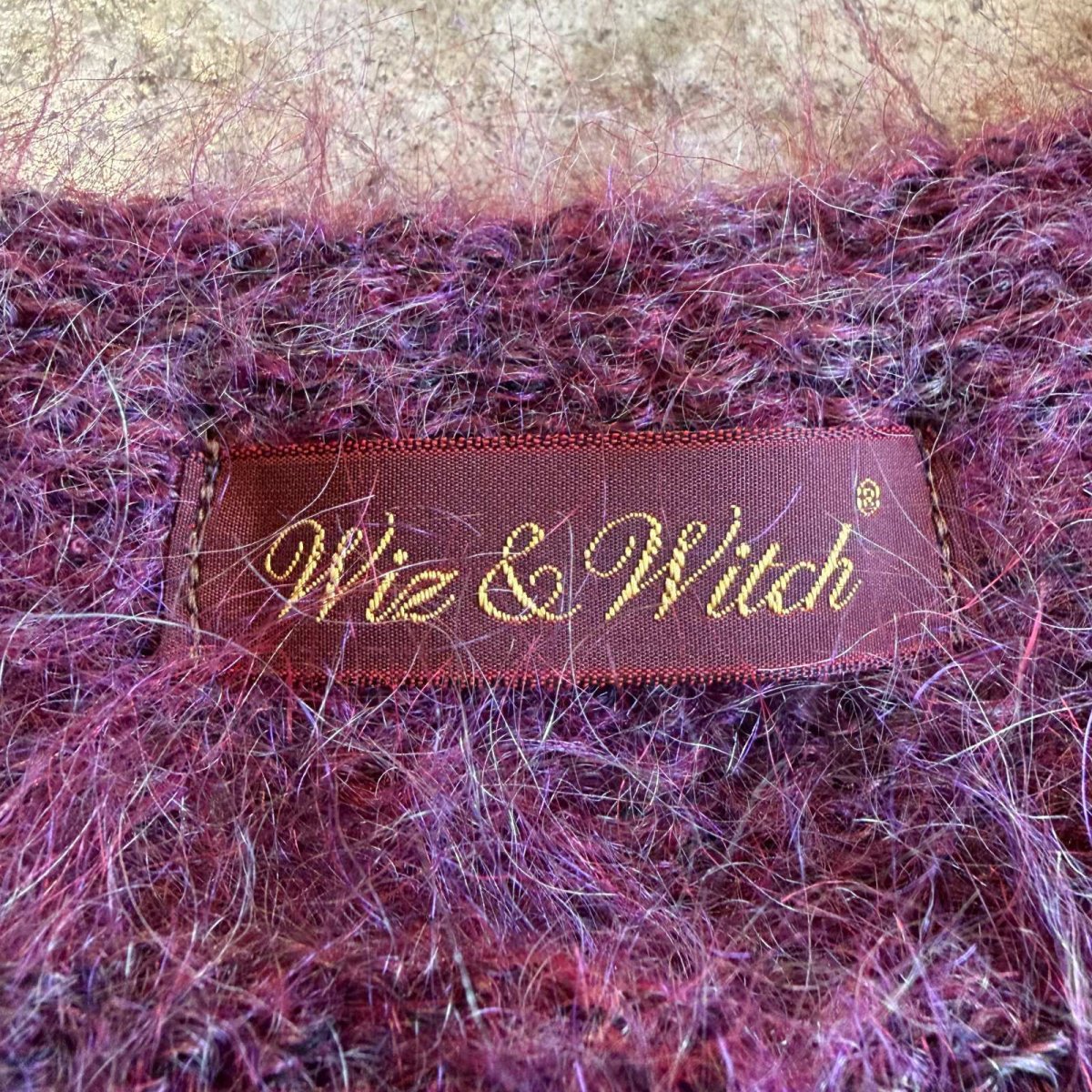 画像11: 【Wiz&Witch】"OUT STITCH" DECO KNIT / OS (11)