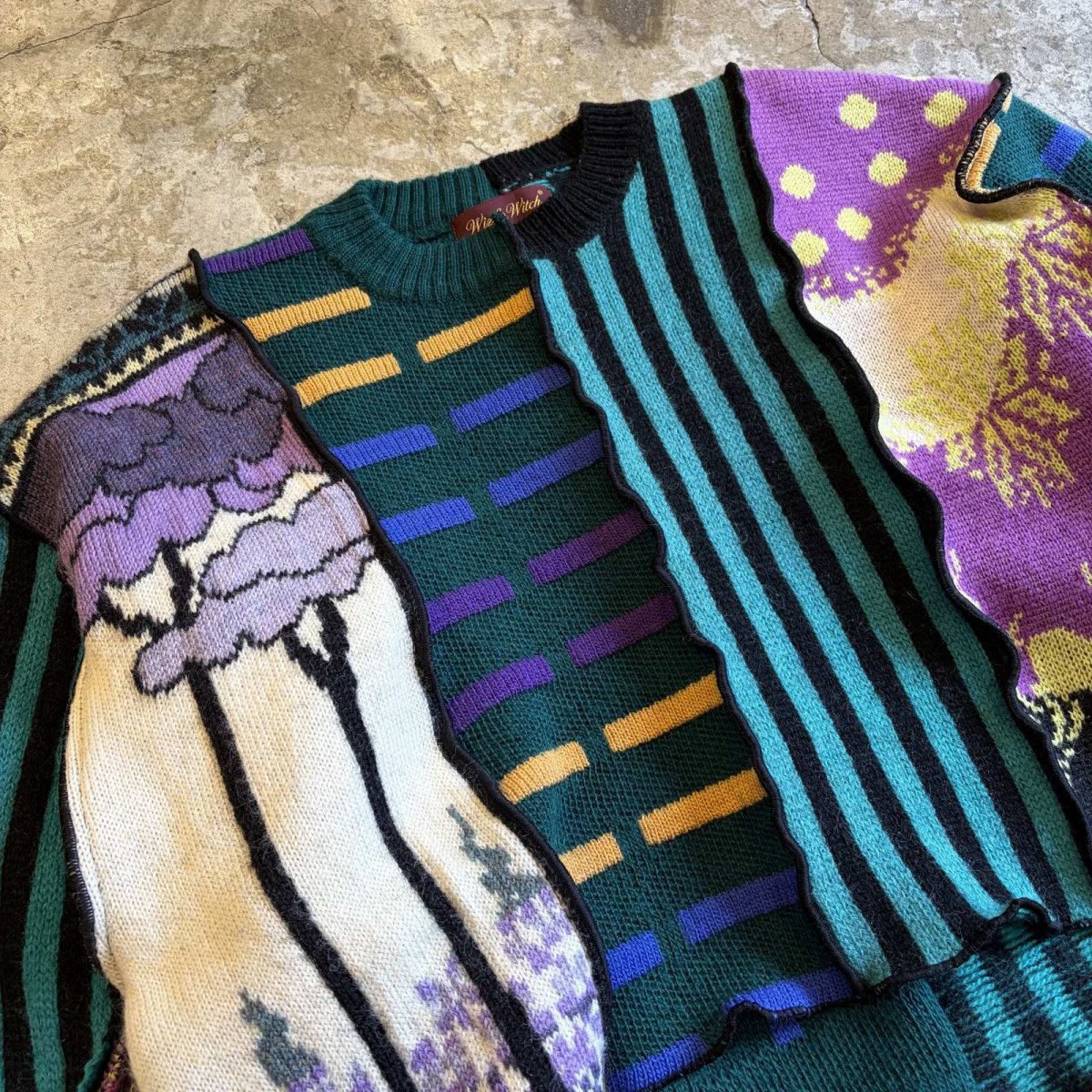 画像3: 【Wiz&Witch】"UNITED" DECORATIVE KNIT / OS (3)