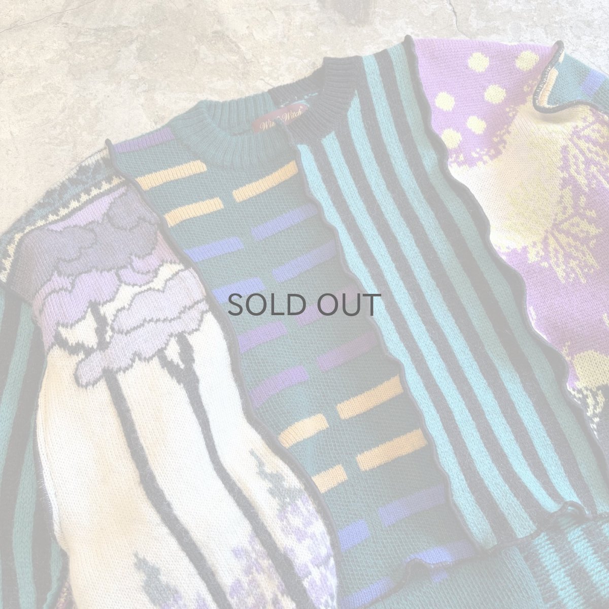 画像3: 【Wiz&Witch】"UNITED" DECORATIVE KNIT / OS (3)