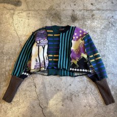 画像1: 【Wiz&Witch】"UNITED" DECORATIVE KNIT / OS (1)
