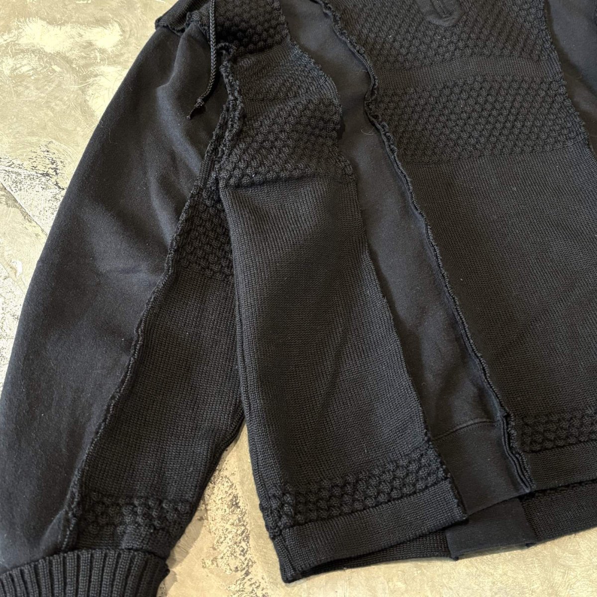 画像5: 【Wiz&Witch】"UNITED" TWO FACE COLLAGE HALF SIP SWEATER  / OS (5)