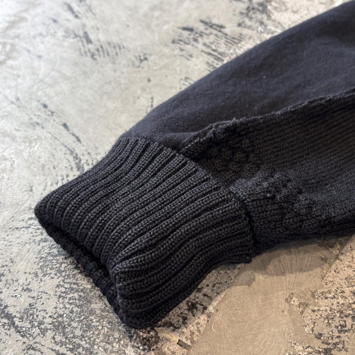 画像7: 【Wiz&Witch】"UNITED" TWO FACE COLLAGE HALF SIP SWEATER  / OS (7)