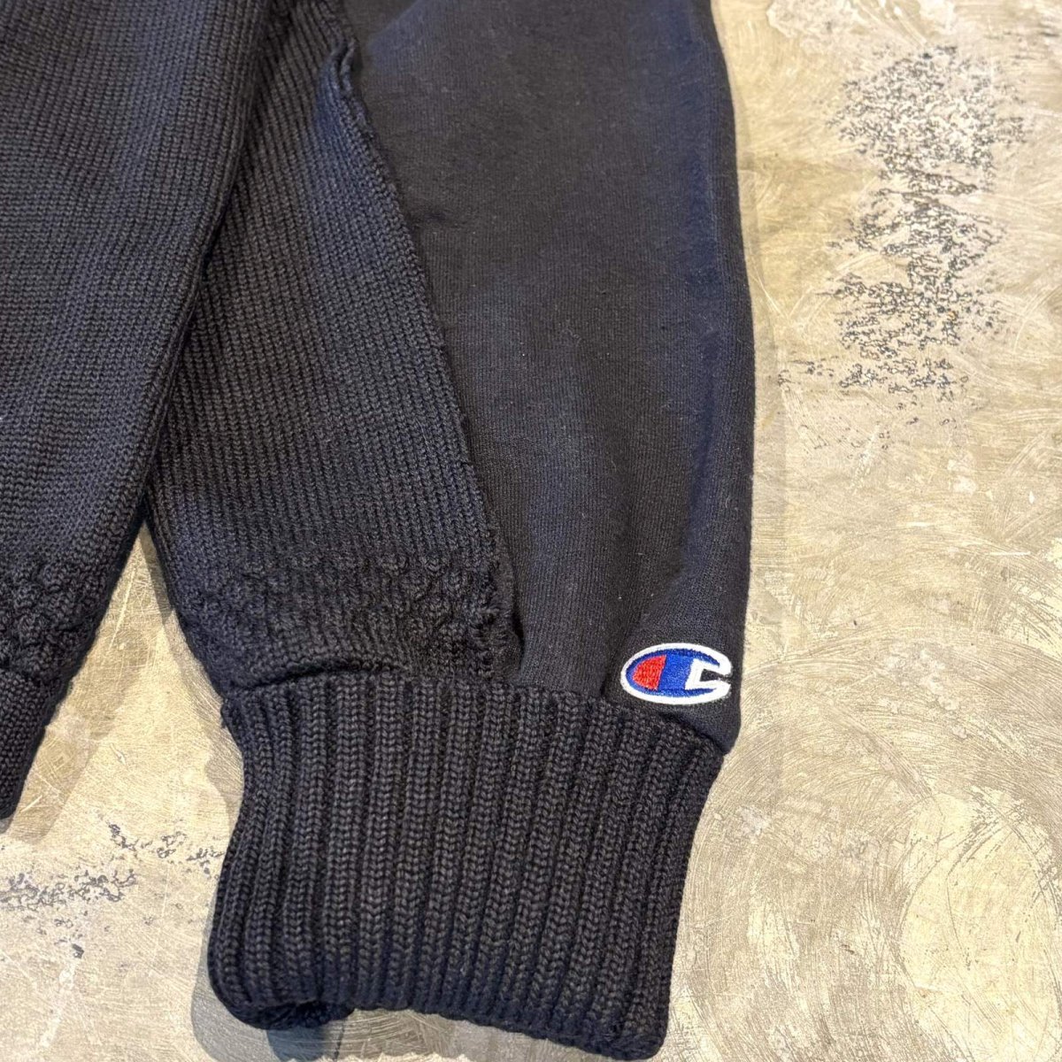 画像11: 【Wiz&Witch】"UNITED" TWO FACE COLLAGE HALF SIP SWEATER  / OS (11)